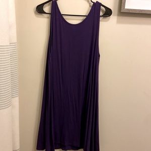 Purple flow dress